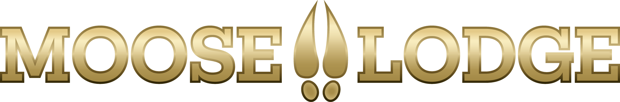 Gold and bronze stylized design resembling an animal's face.